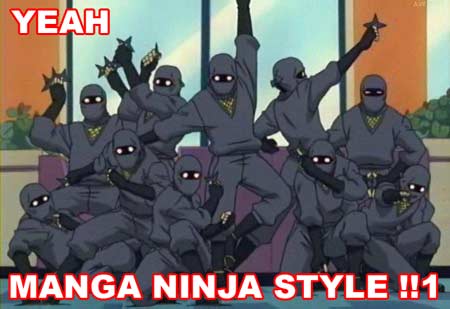 Manga ninja style