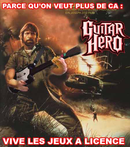 Chuck Norris guitar heroe