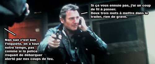 Taken 2 Liam Neeson au telephone avec sa fille